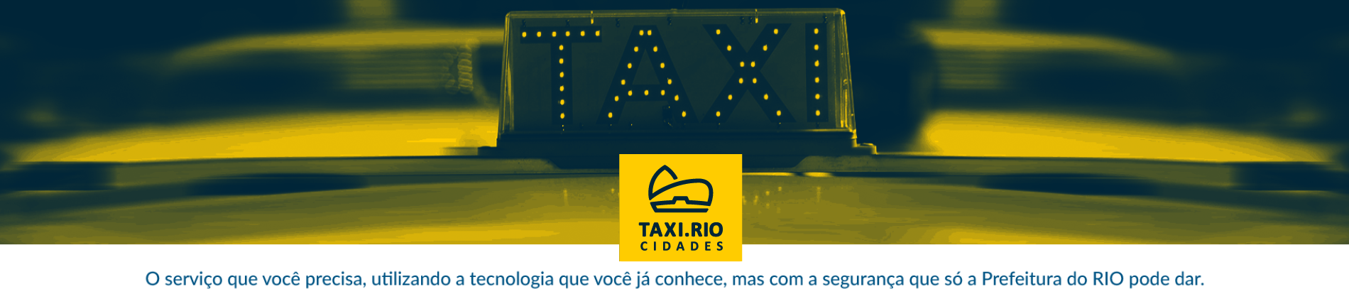 Banner Desktop Taxista Taxi.Rio