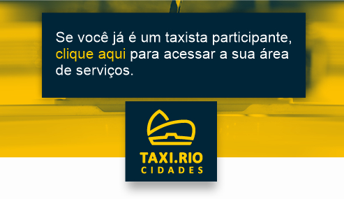 Banner Mobile Aplicativo Taxi.Rio